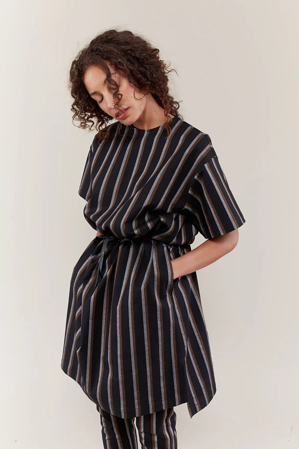 Shosh Stripe Mini Dress