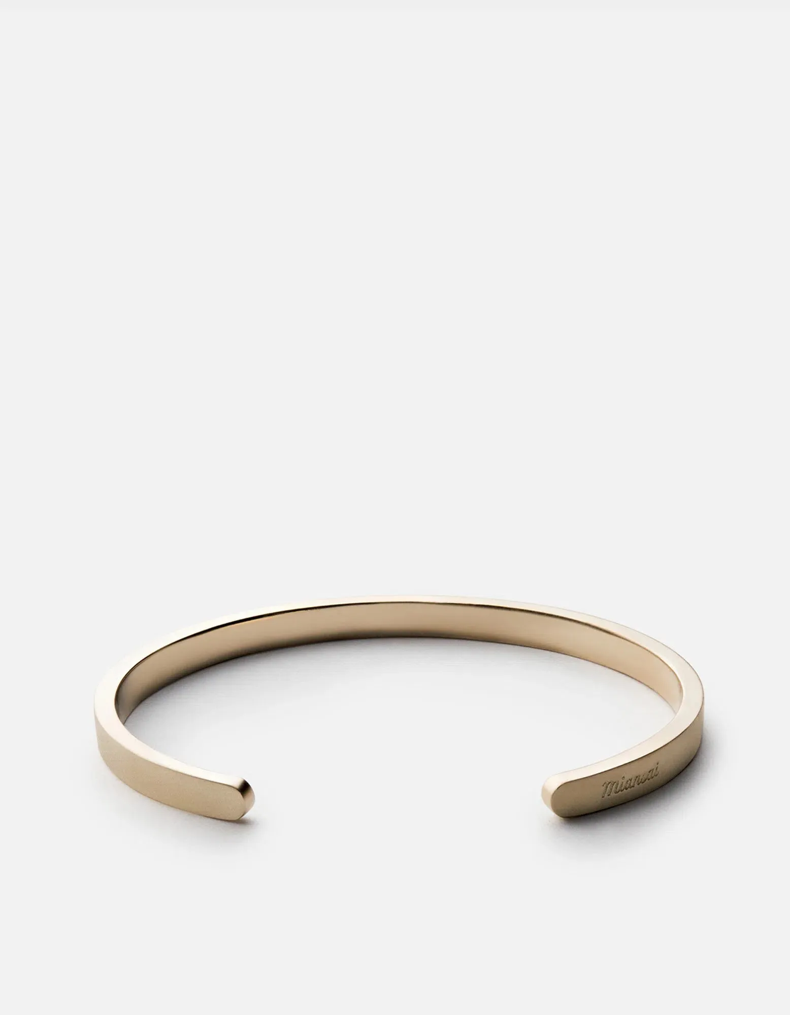 Singular Cuff, Matte Brass