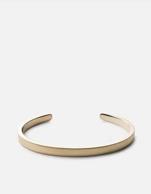 Singular Cuff, Matte Brass