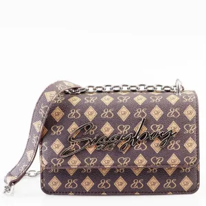 Sissy Boy Structured Crossbody Print 1 With Silver Trims