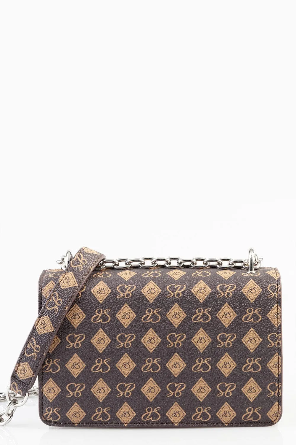 Sissy Boy Structured Crossbody Print 1 With Silver Trims