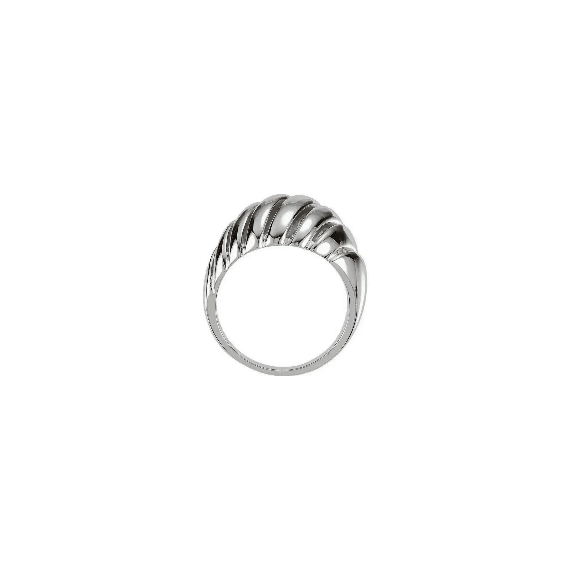 Slanted Dome Ring (14K)