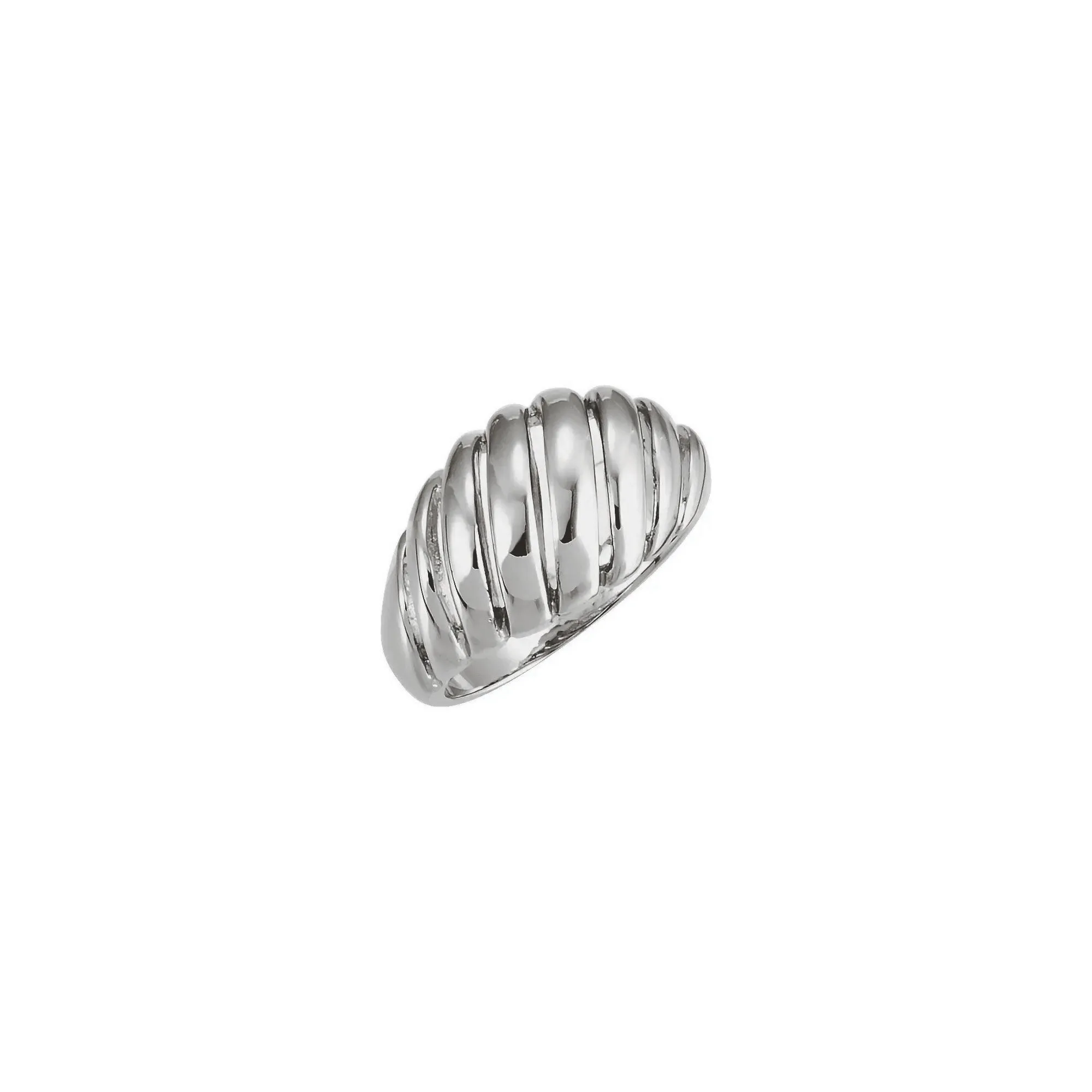 Slanted Dome Ring (14K)