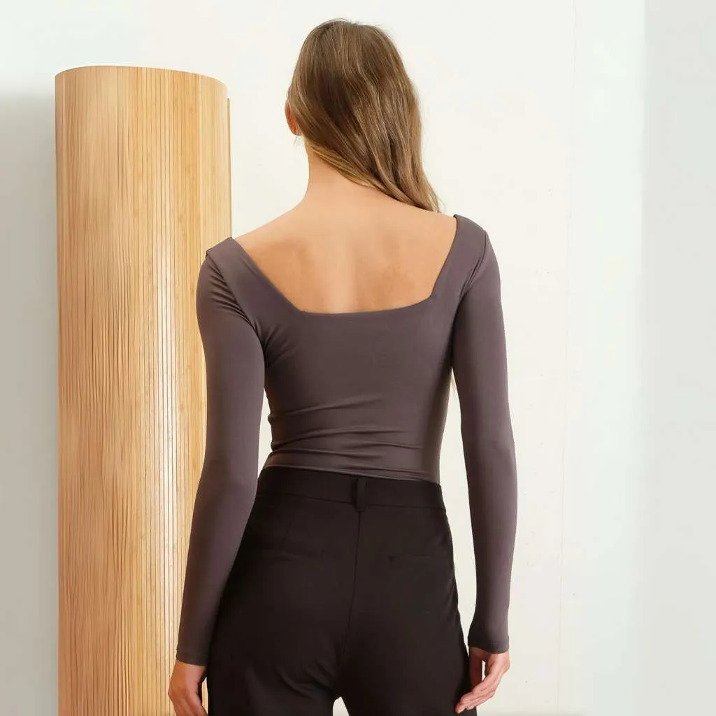 Sleek & Chic Women’s Square Neck Top