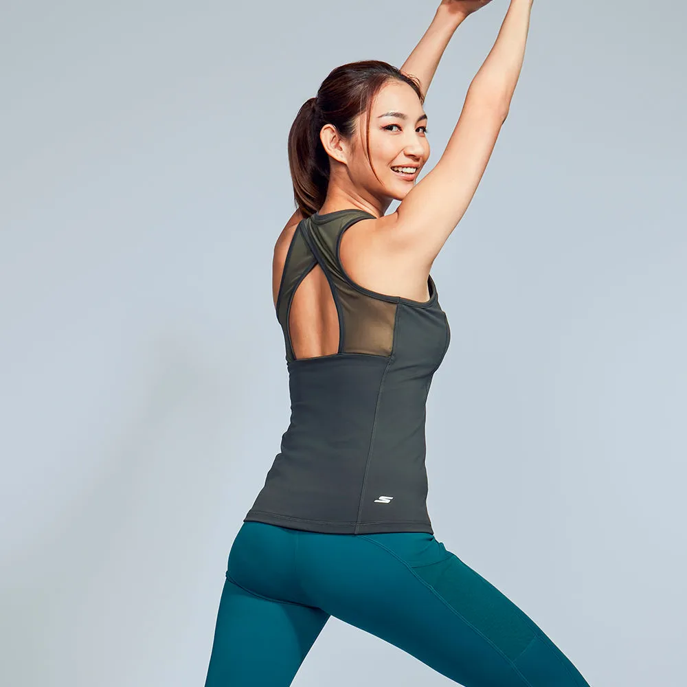 Sleek Motions: Performance Sleeveless Tee