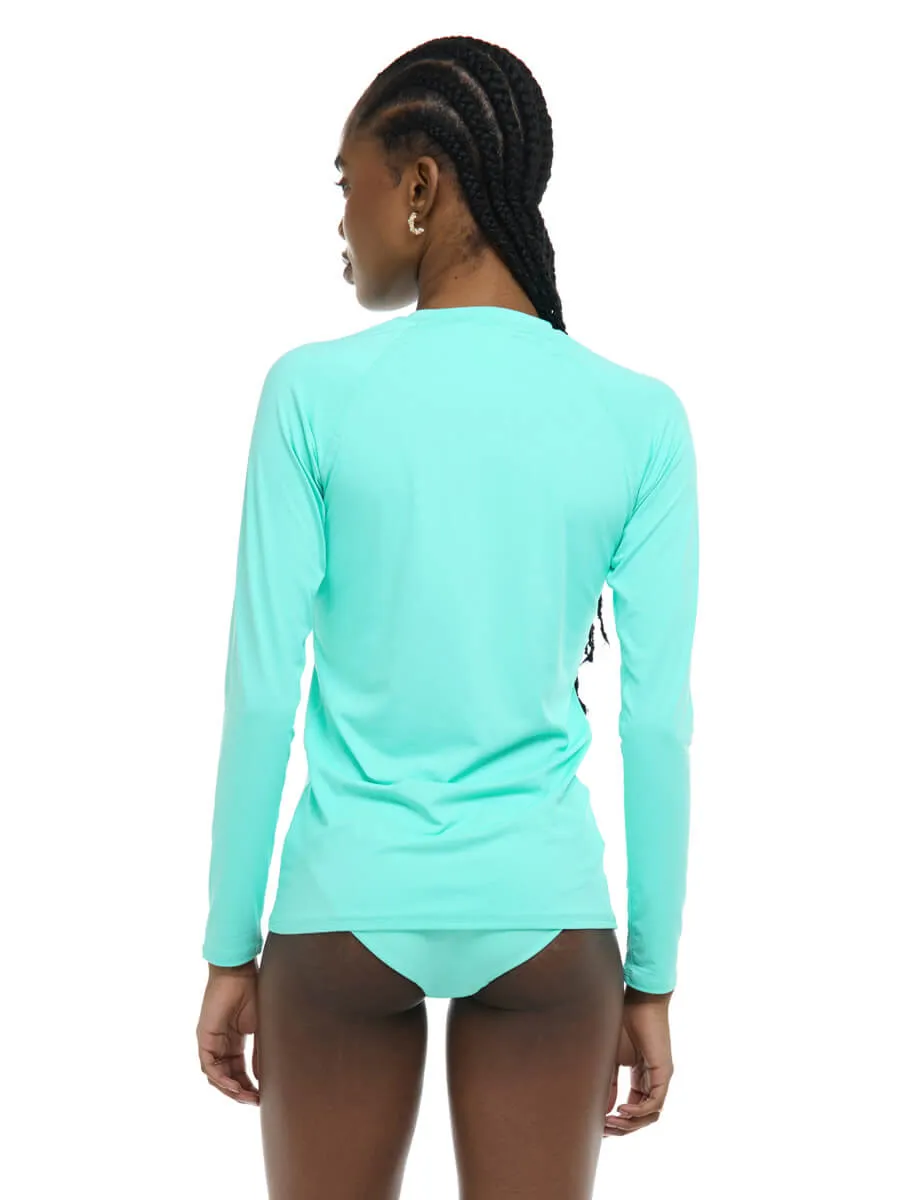 Sleek Rash Guard in Sea Mist