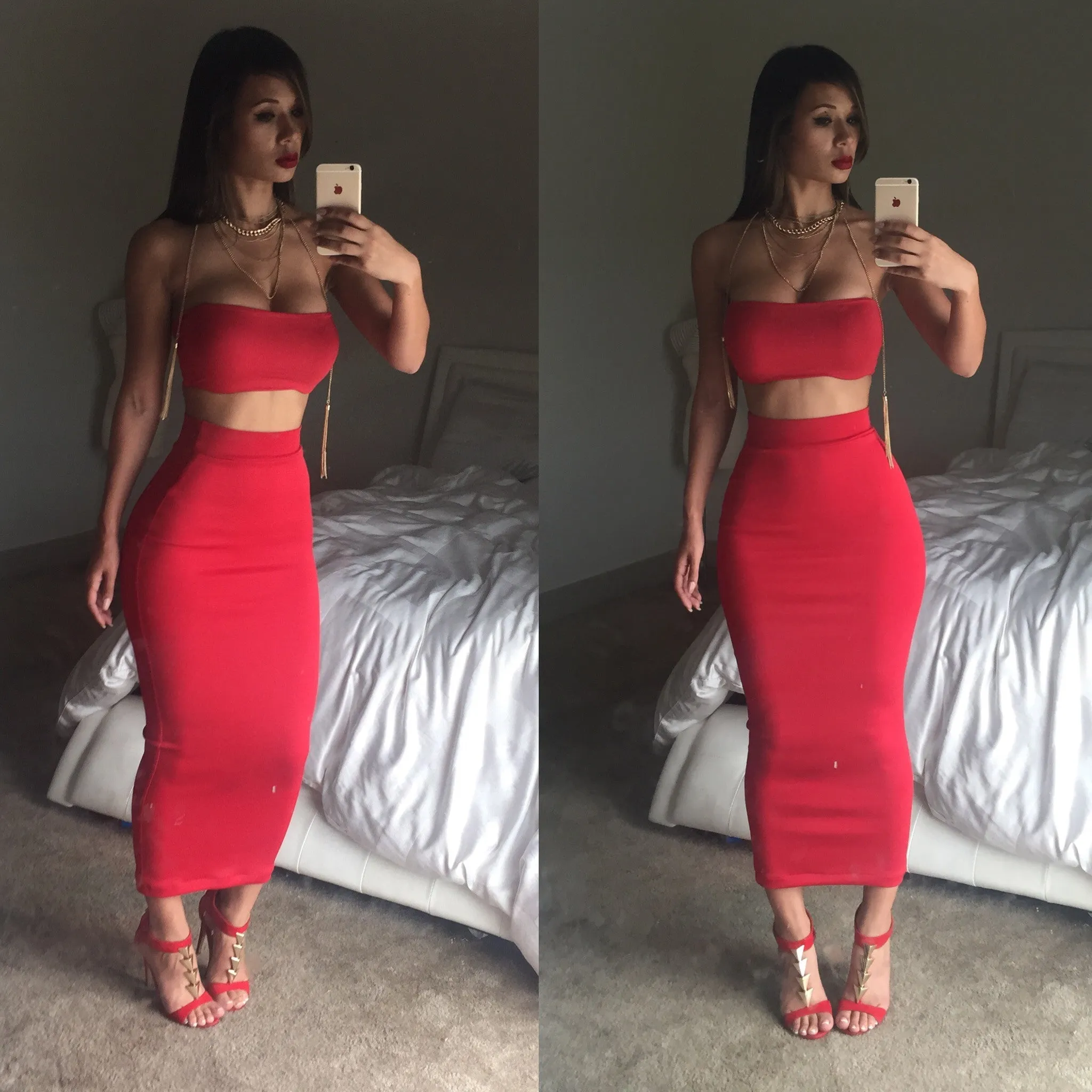 Sleek Skirt Set