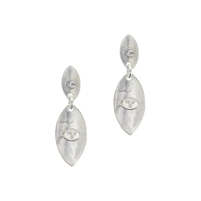 Small Linked Leaves Post Earrings