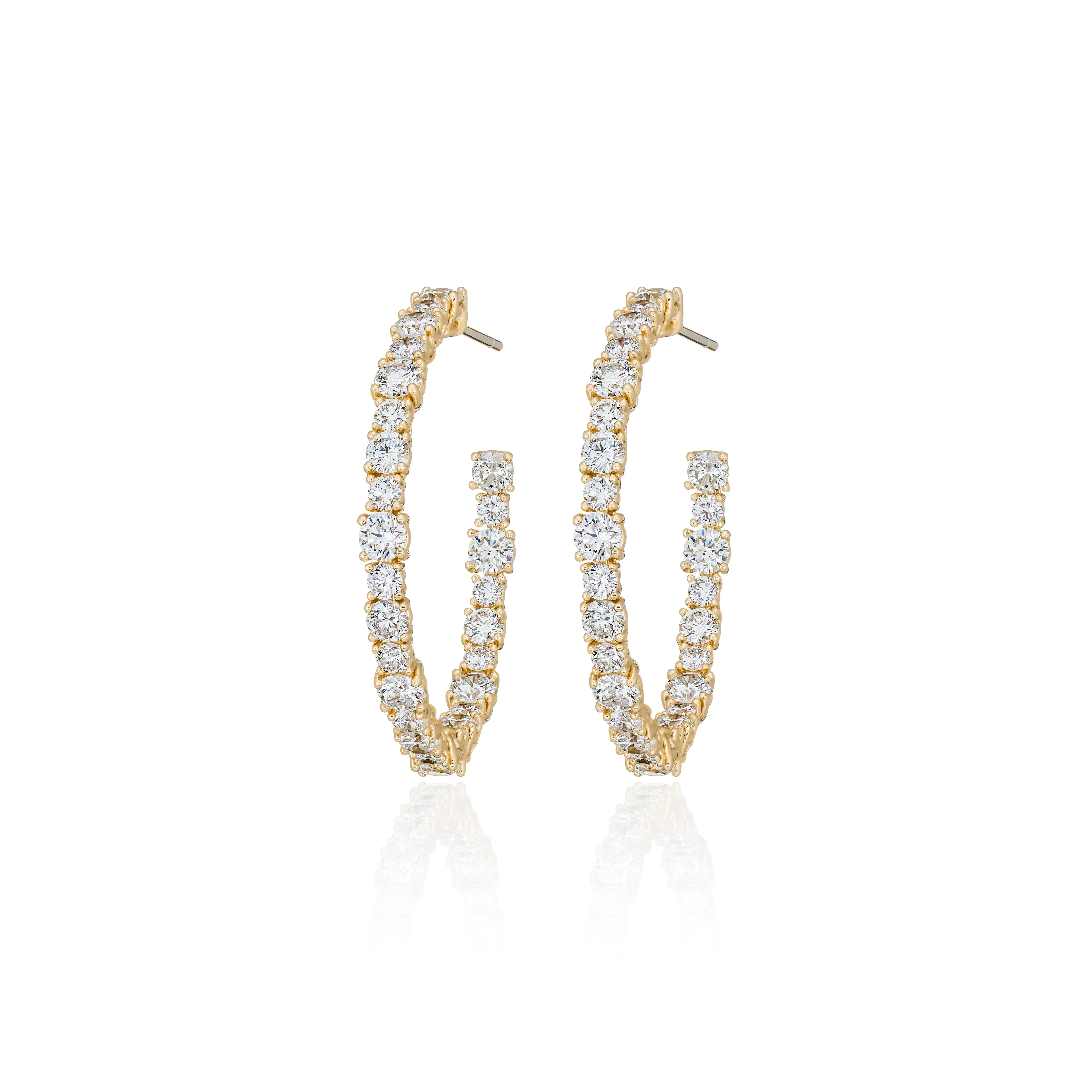 Small Round Hoop Earrings