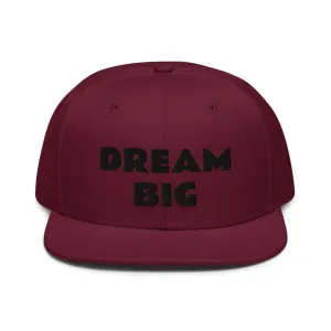 Snapback Hat "1052-0011 Dream Big (Black Logo)"