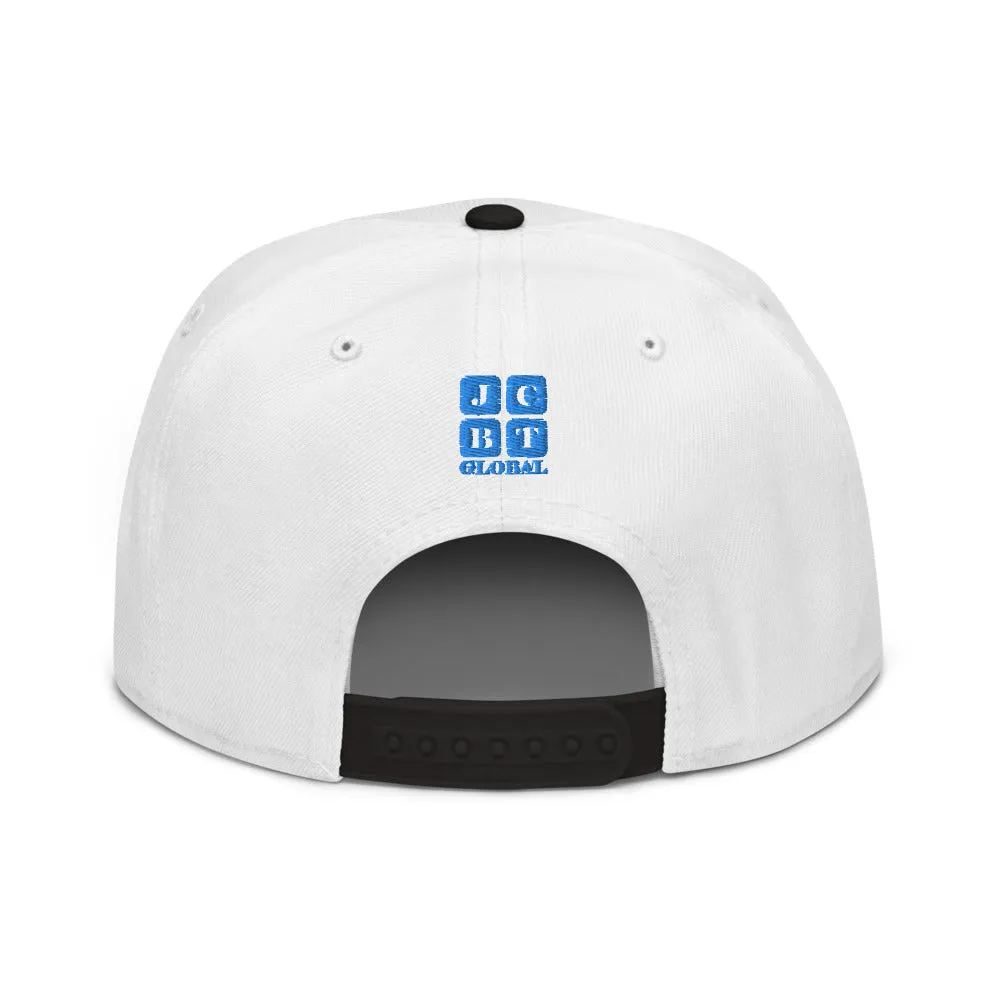 Snapback Hat "1052-0021 Golden Rule (Blue Logo)"