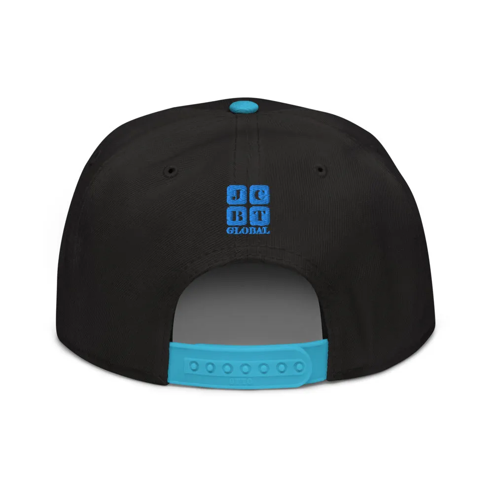 Snapback Hat "1052-0021 Golden Rule (Blue Logo)"