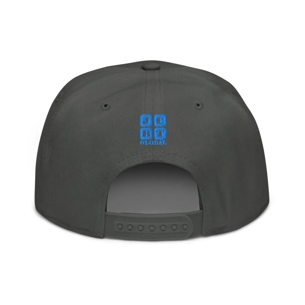 Snapback Hat "1052-0021 Golden Rule (Blue Logo)"