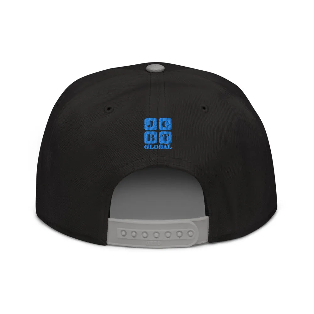 Snapback Hat "1052-0021 Golden Rule (Blue Logo)"
