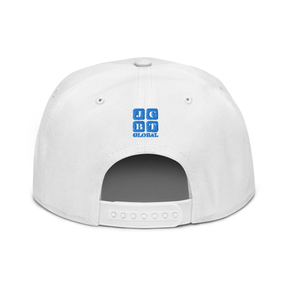 Snapback Hat "1052-0021 Golden Rule (Blue Logo)"