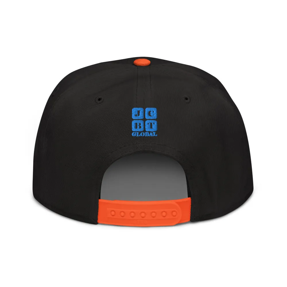 Snapback Hat "1052-0021 Golden Rule (Blue Logo)"