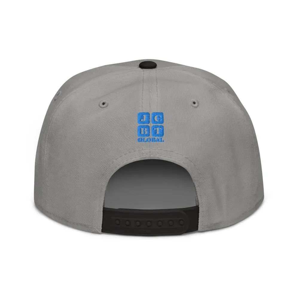 Snapback Hat "1052-0021 Golden Rule (Blue Logo)"