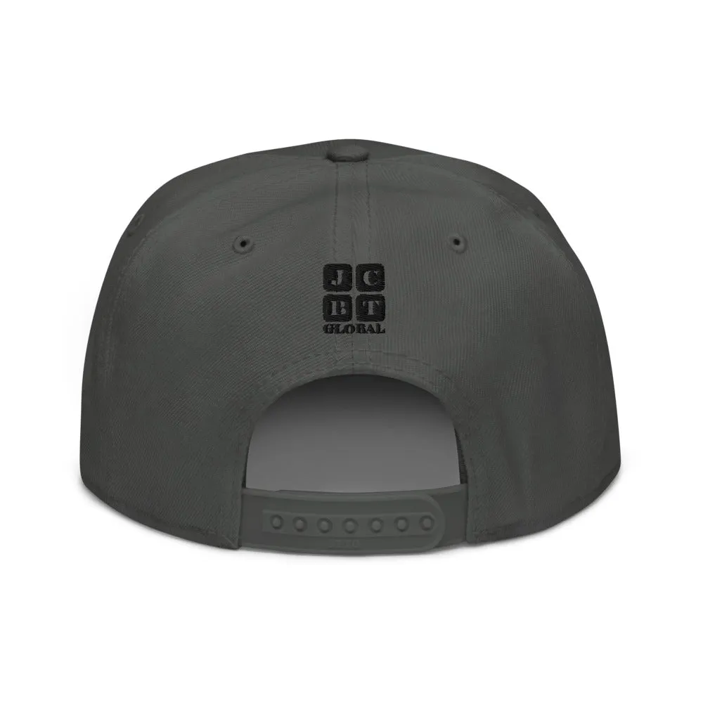 Snapback Hat "1053-0051 Illinois (Black Logo)"