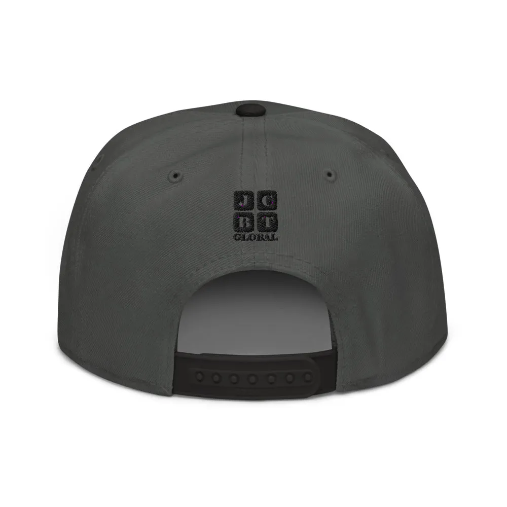 Snapback Hat "1054-0041 Indonesia (Black Logo)"