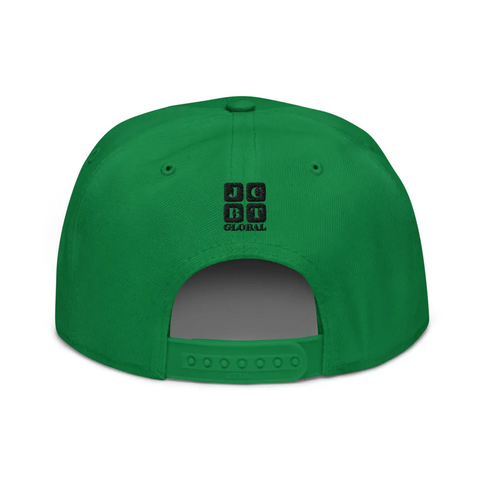 Snapback Hat "1054-0041 Indonesia (Black Logo)"