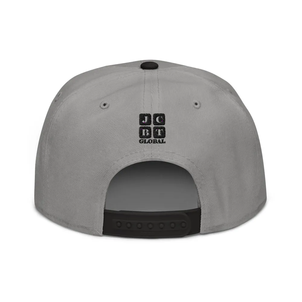 Snapback Hat "1054-0041 Indonesia (Black Logo)"
