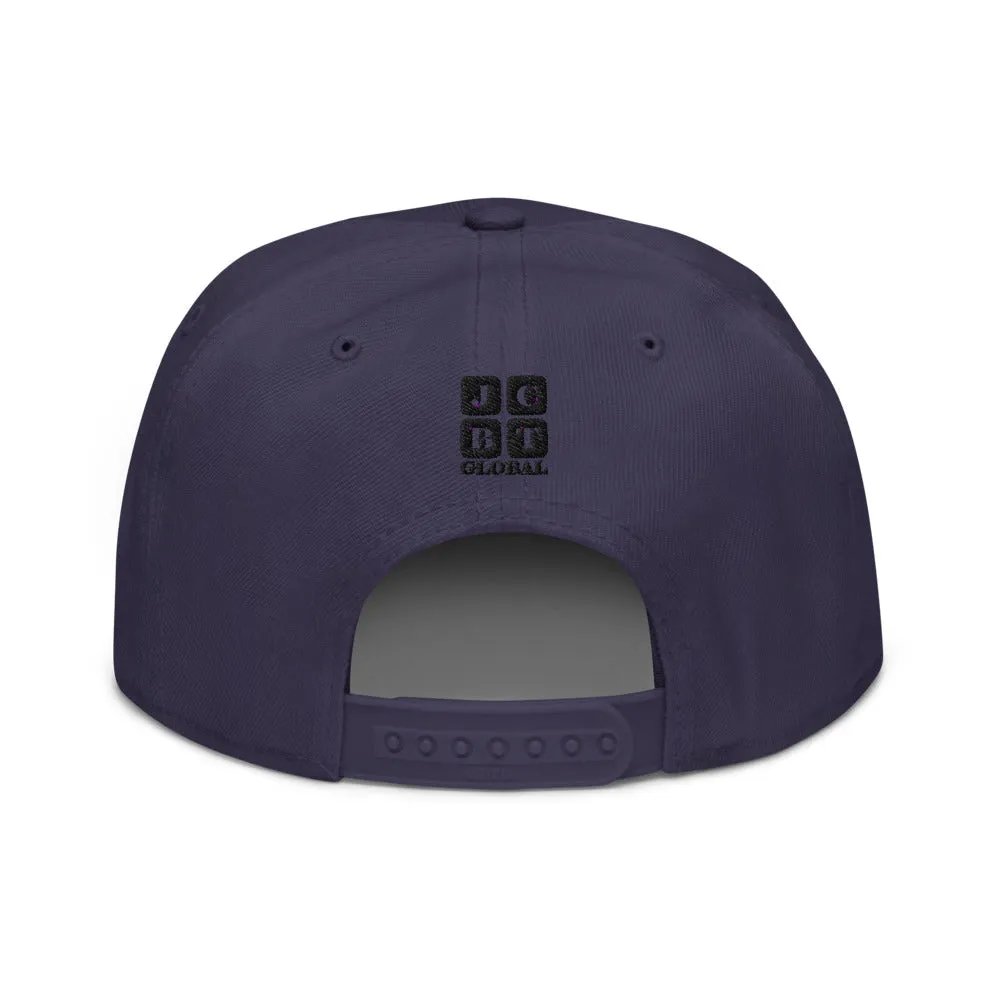 Snapback Hat "1054-0041 Indonesia (Black Logo)"