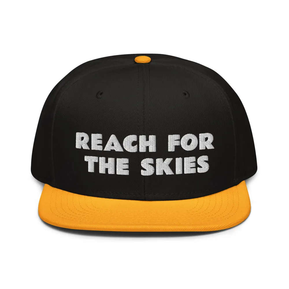 Snapback Hat "2052-0131 Reach For The Skies (White Logo)"