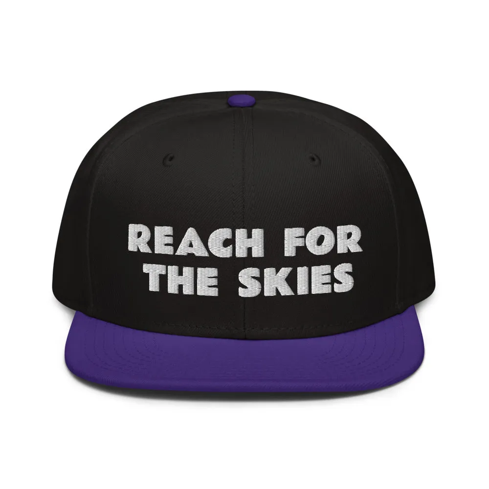 Snapback Hat "2052-0131 Reach For The Skies (White Logo)"