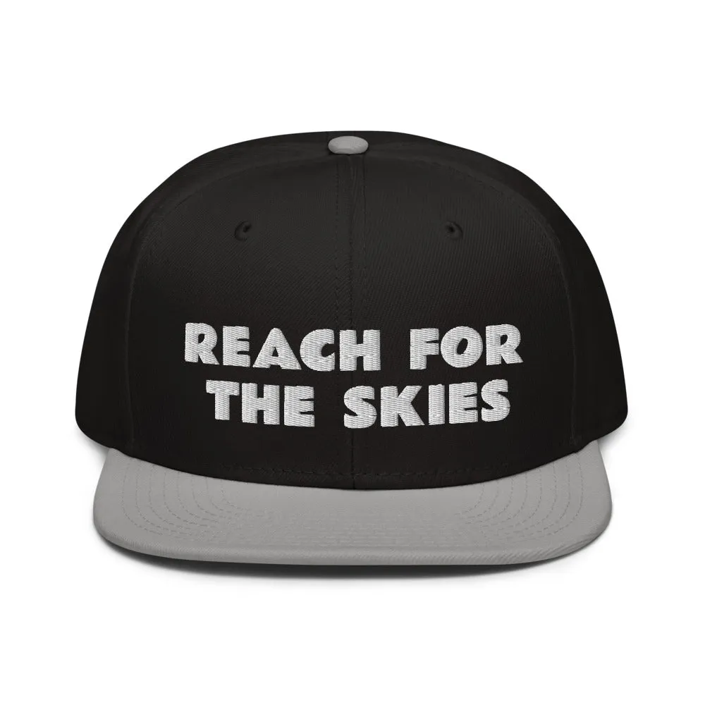 Snapback Hat "2052-0131 Reach For The Skies (White Logo)"