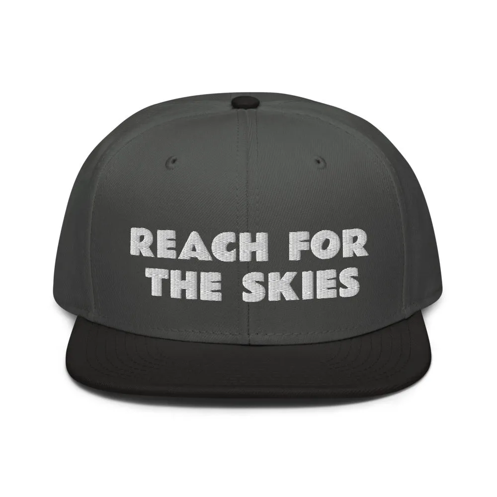 Snapback Hat "2052-0131 Reach For The Skies (White Logo)"