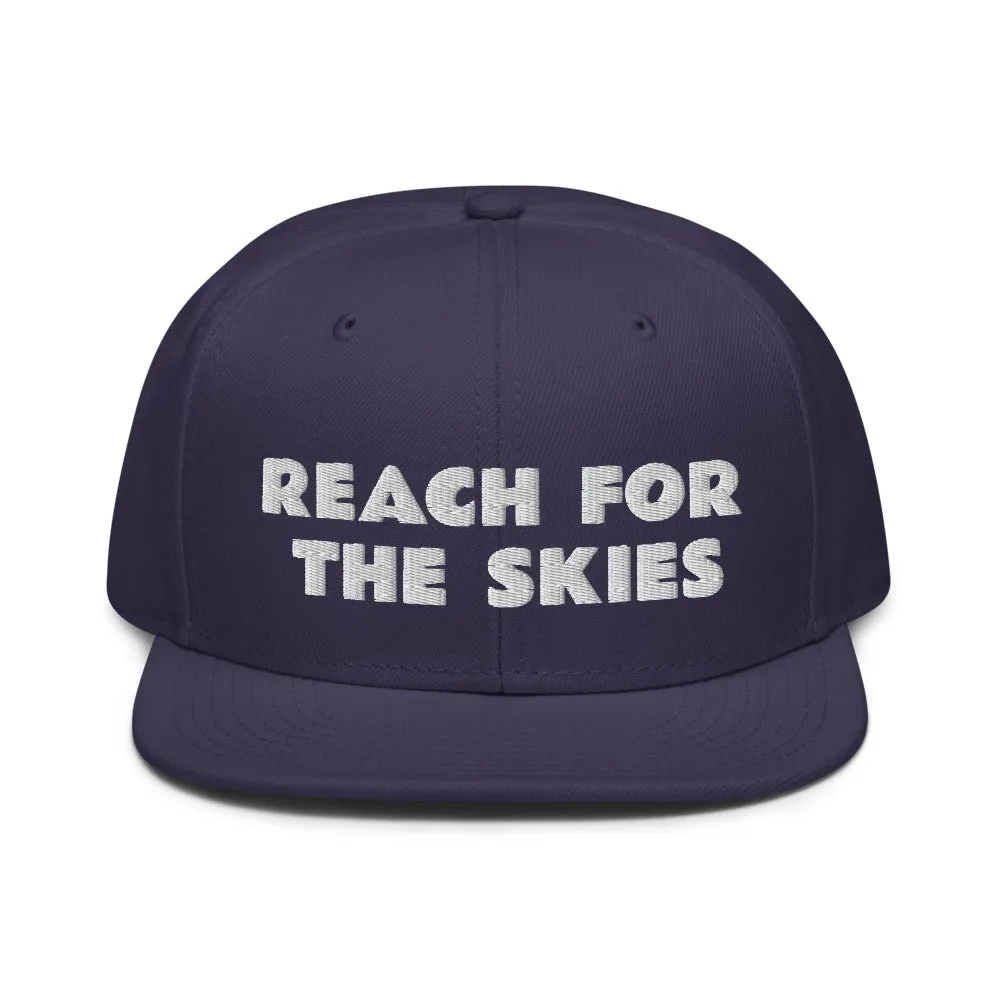 Snapback Hat "2052-0131 Reach For The Skies (White Logo)"