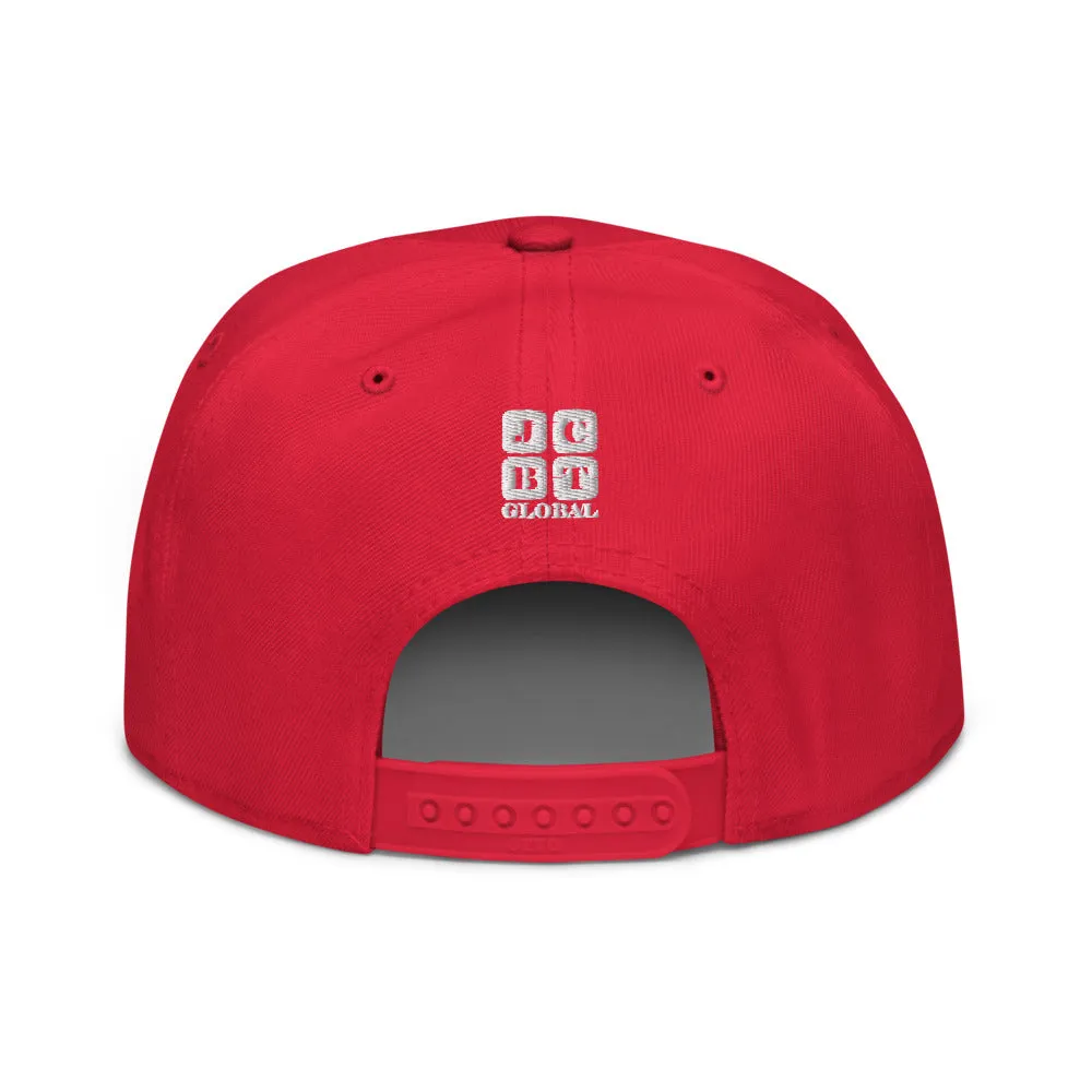 Snapback Hat "2052-0171 I Want It I Got It (White Logo)"