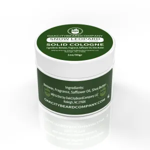 Snow Leopard (Solid Cologne) by Oak City Beard Company
