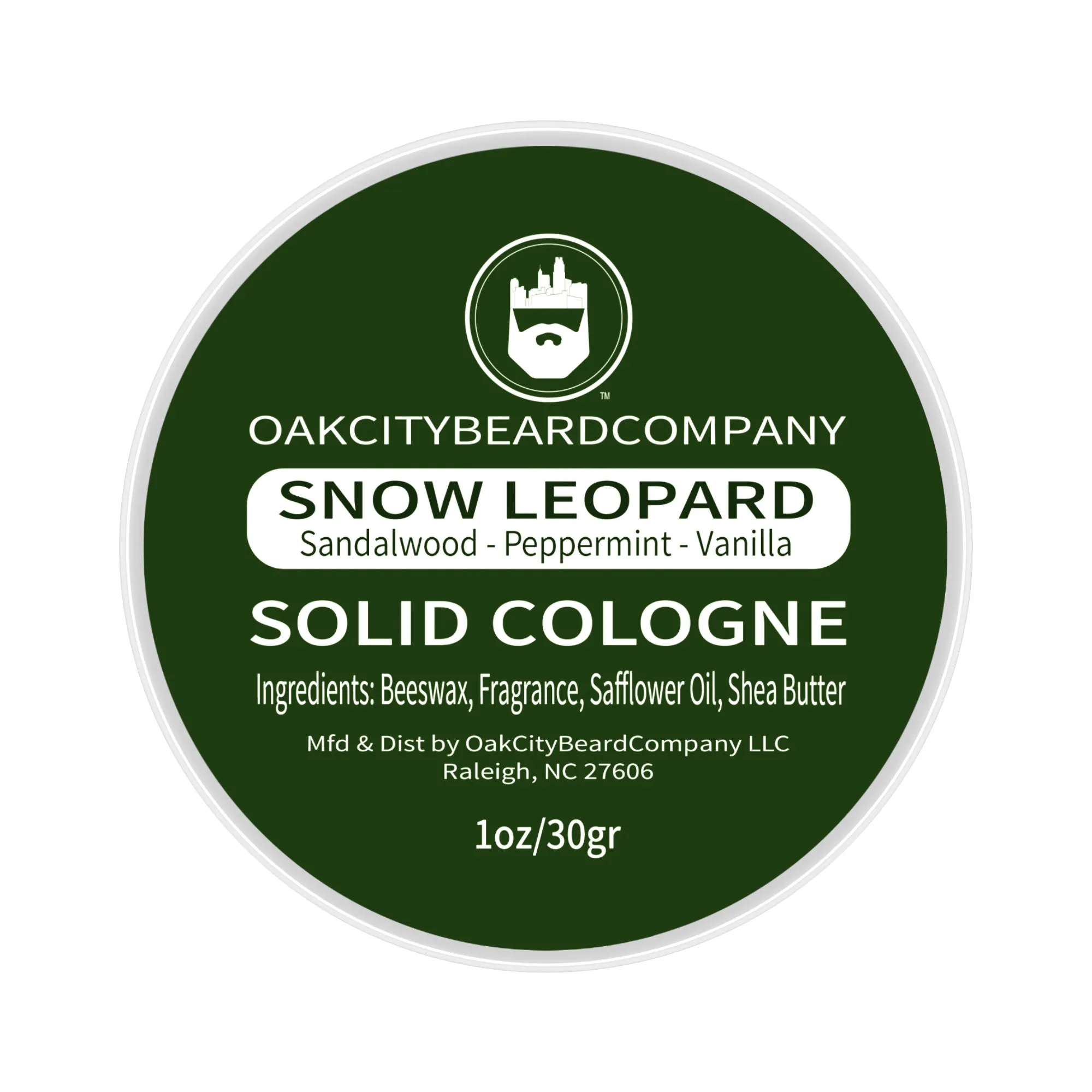 Snow Leopard (Solid Cologne) by Oak City Beard Company