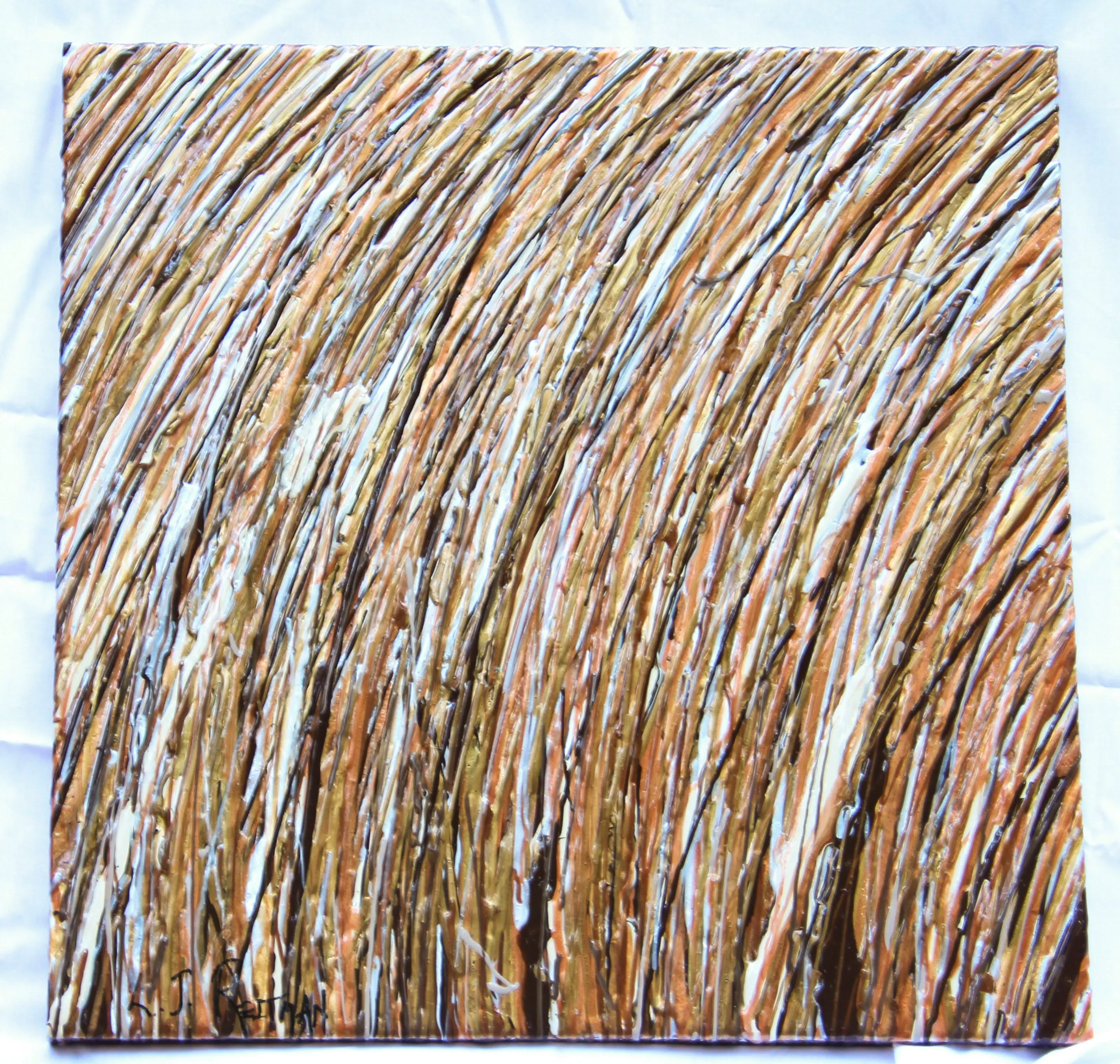 SOLD Abstract Art- Copper Road