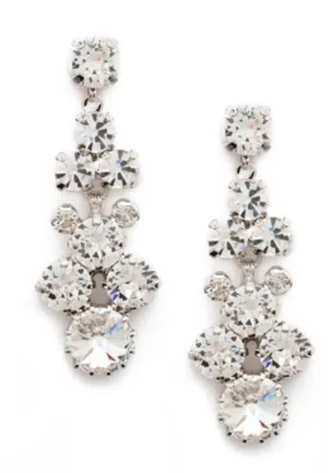 Sorrelli Well-Rounded Crystal Drop Earring Silver - Crystal