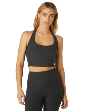 Spacedye Well Rounded Cropped Halter Tank