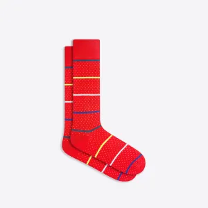 Specks and Stripes Mid-Calf Socks