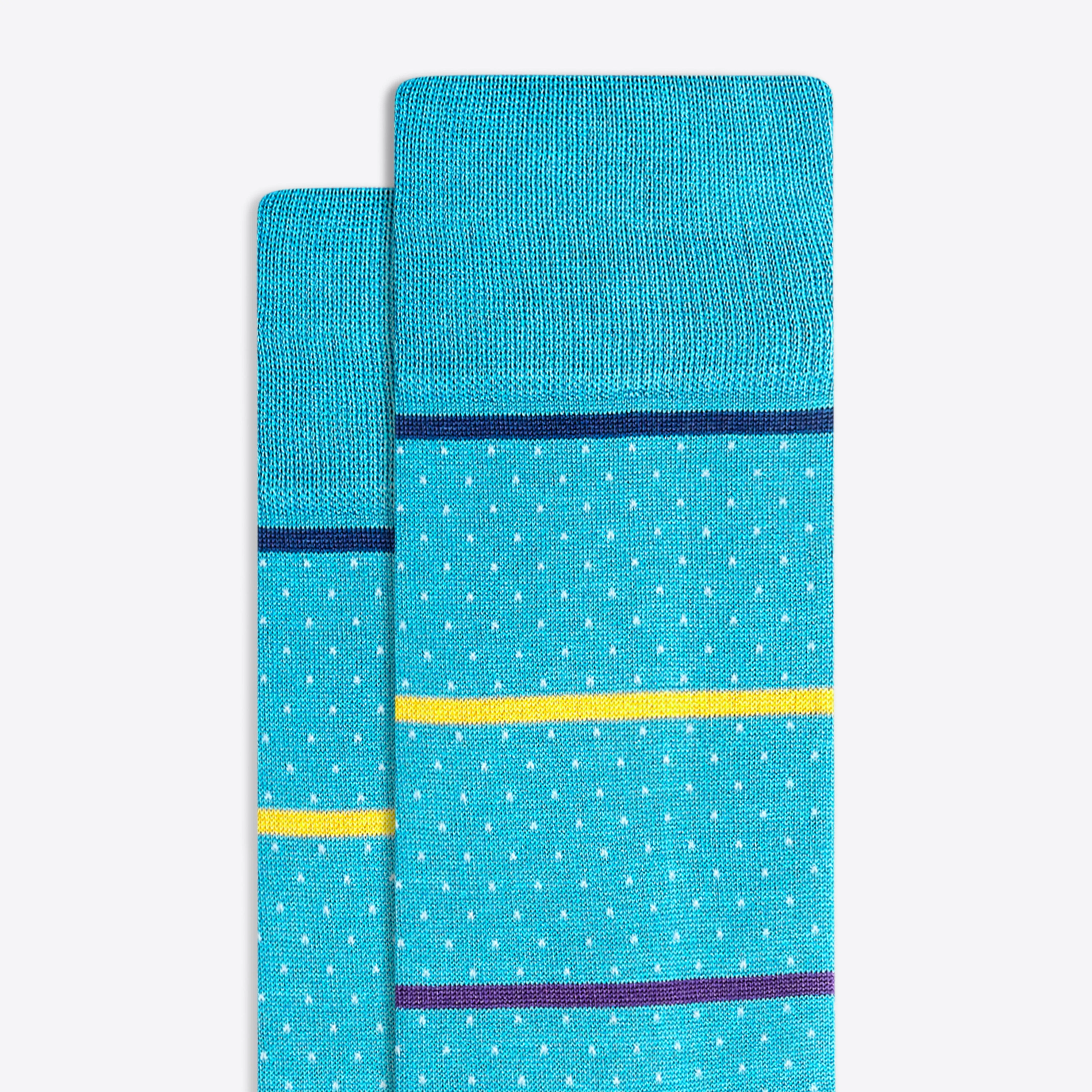 Specks and Stripes Mid-Calf Socks