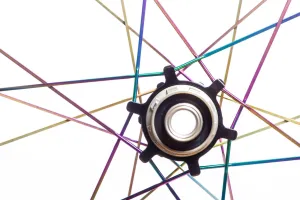 Spoke | TI-TB2016 | J-Bend | Rounded | 292mm | Ti-Nitride Oil-Slick