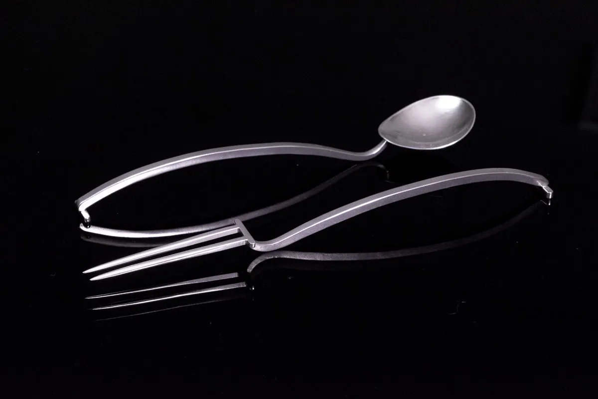 Spoon and Fork Serving Set