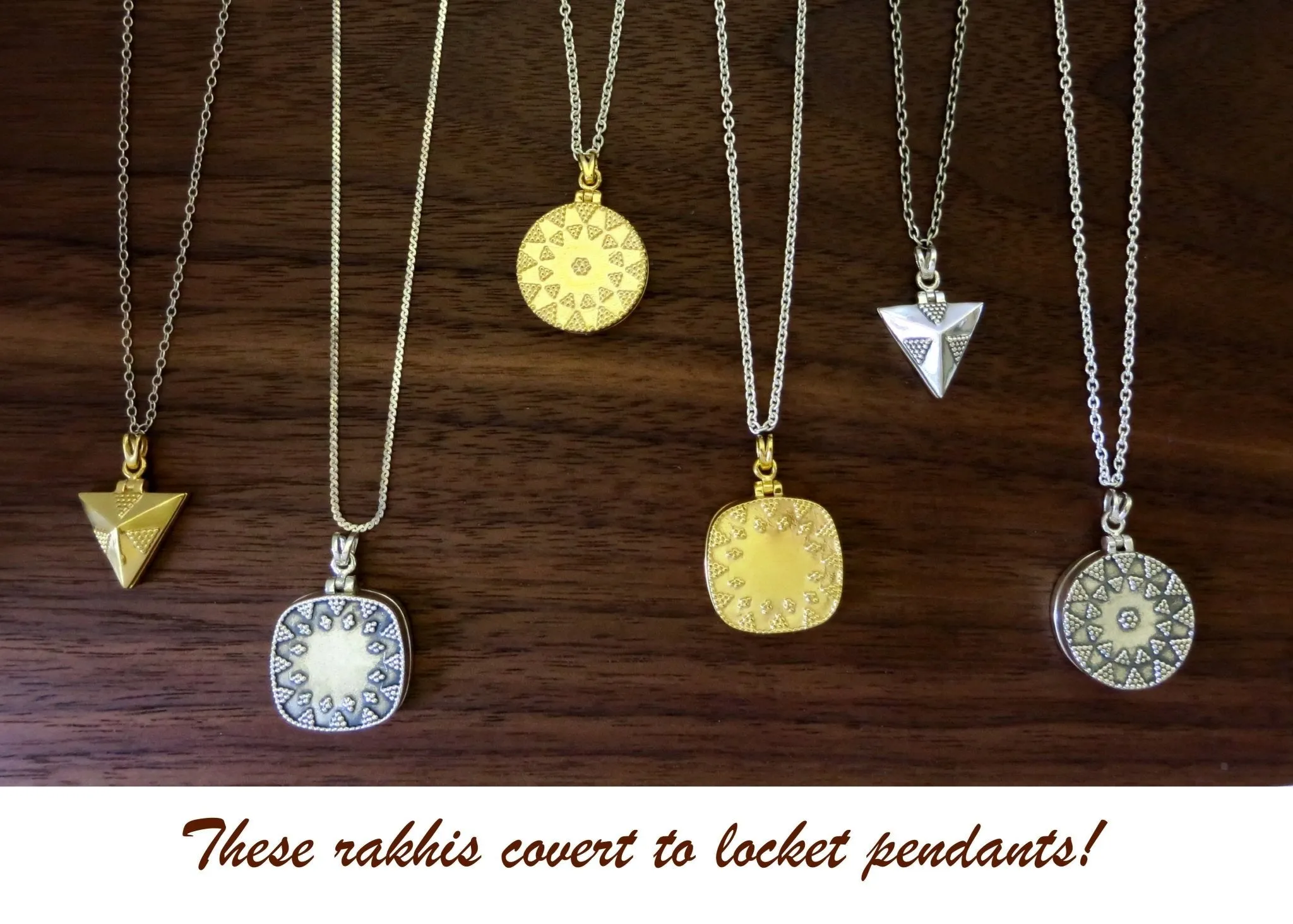 Square locket rakhi (PBR-009)