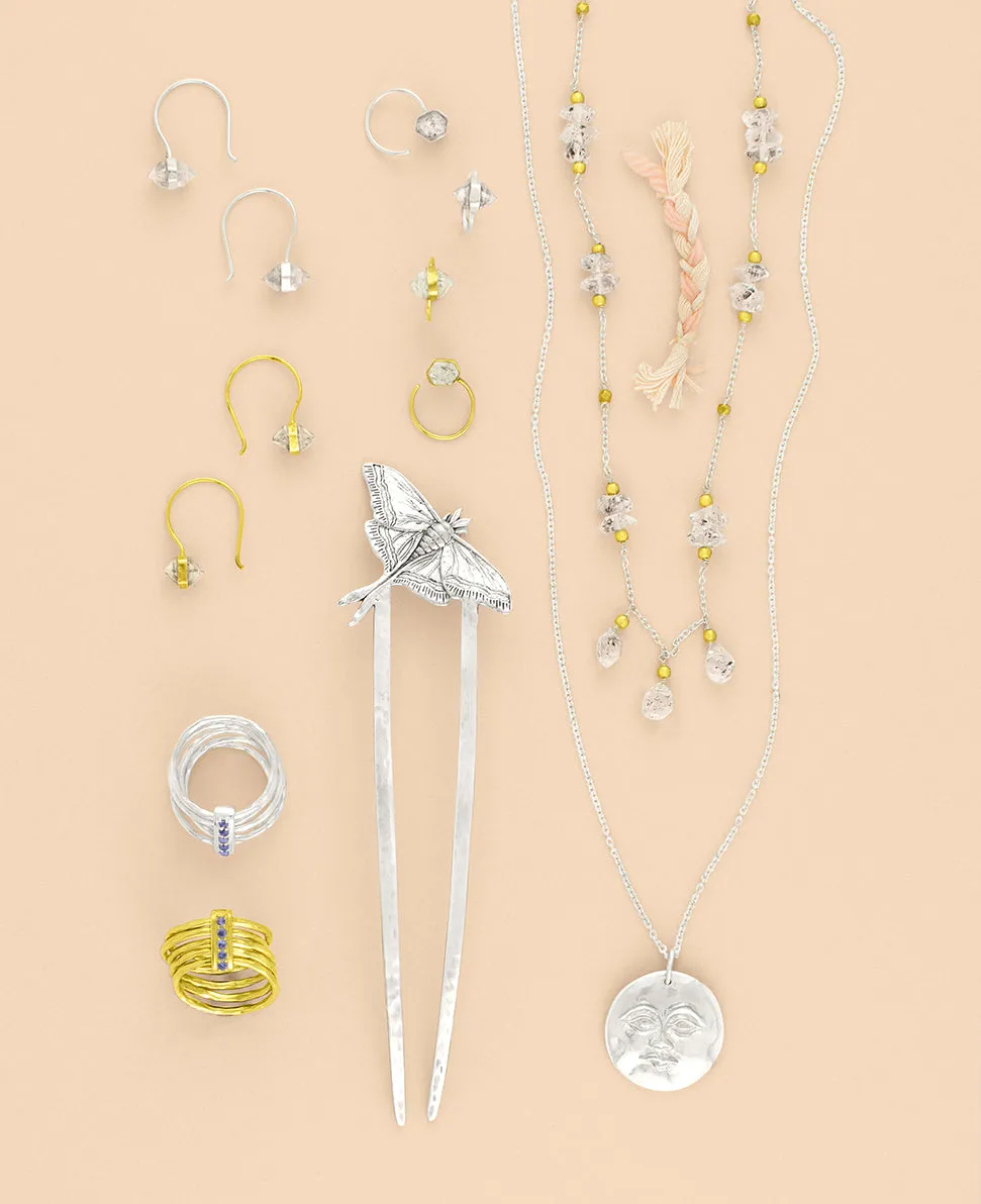 Stacks and Stones Ring in Gold