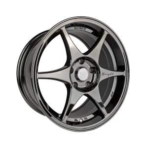Stage Wheels Knight 17x9  10mm 5x120 CB: 74.1 Color: Black Chrome