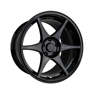 Stage Wheels Knight 18x9.5  12mm 5x114.3 CB: 73.1 Color: Black