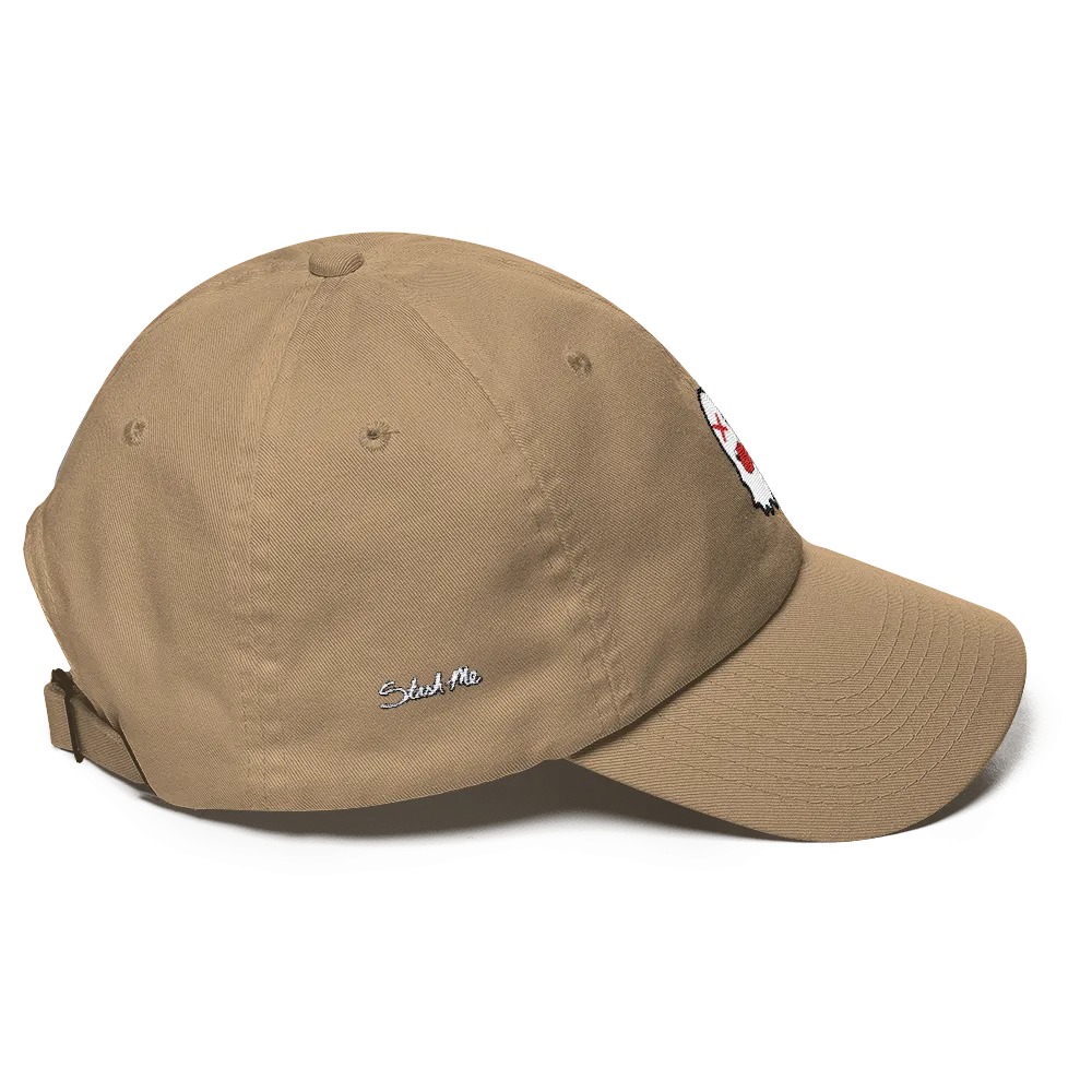 Stash Me® Ghost Dad Hat