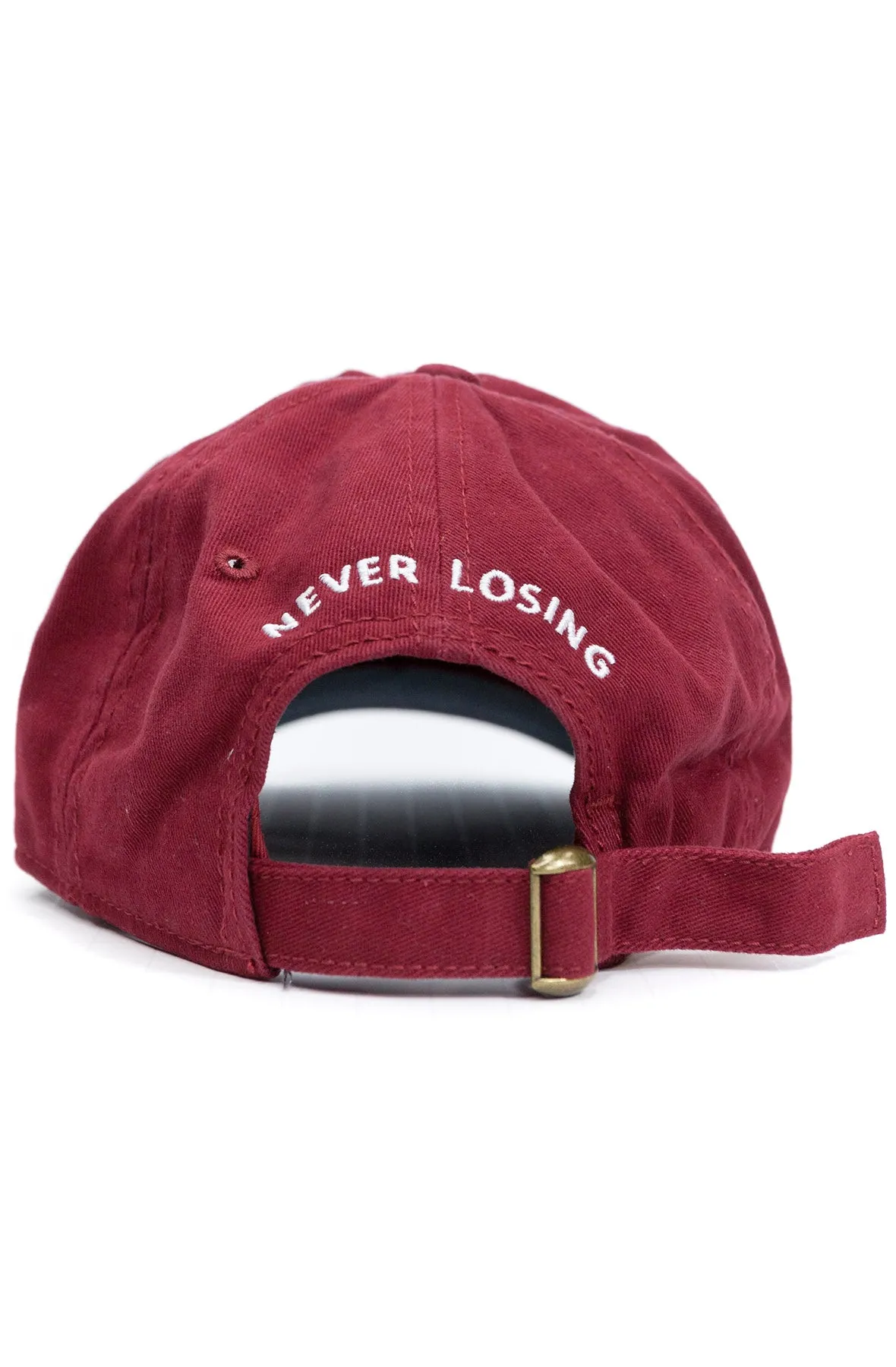 Stay Winning Maroon/White Dad Hat