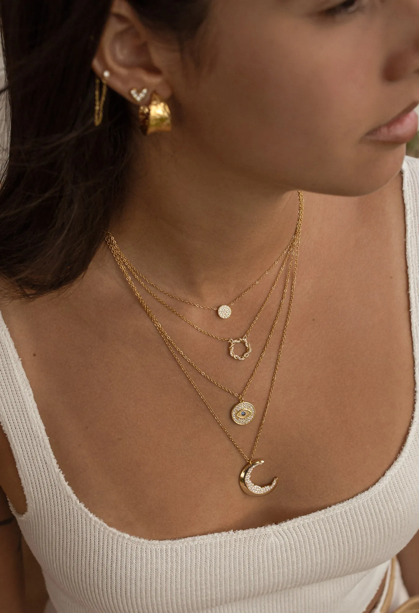 Stella Circle Necklace