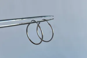 Sterling Silver Endless Hoops