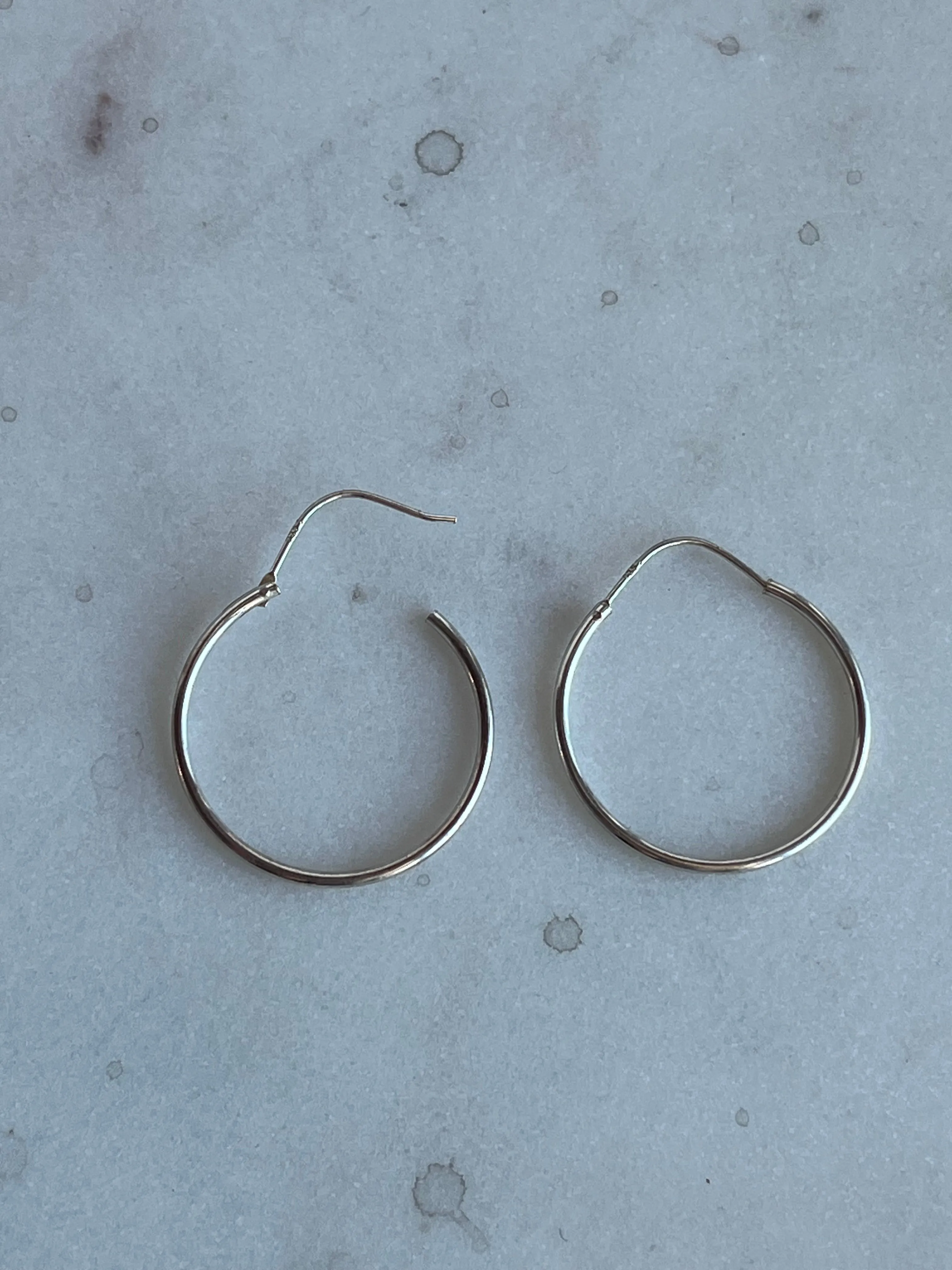 Sterling Silver Endless Hoops